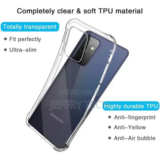 Transparent Cover With Anti-Shock Corners Samsung Galaxy A72