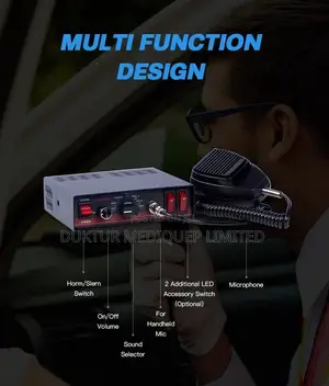Ambulance Led Warning Light With Siren And Siren Radio