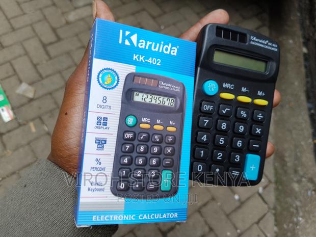 Small Pocket Calculator With Solar - thumbnail 2