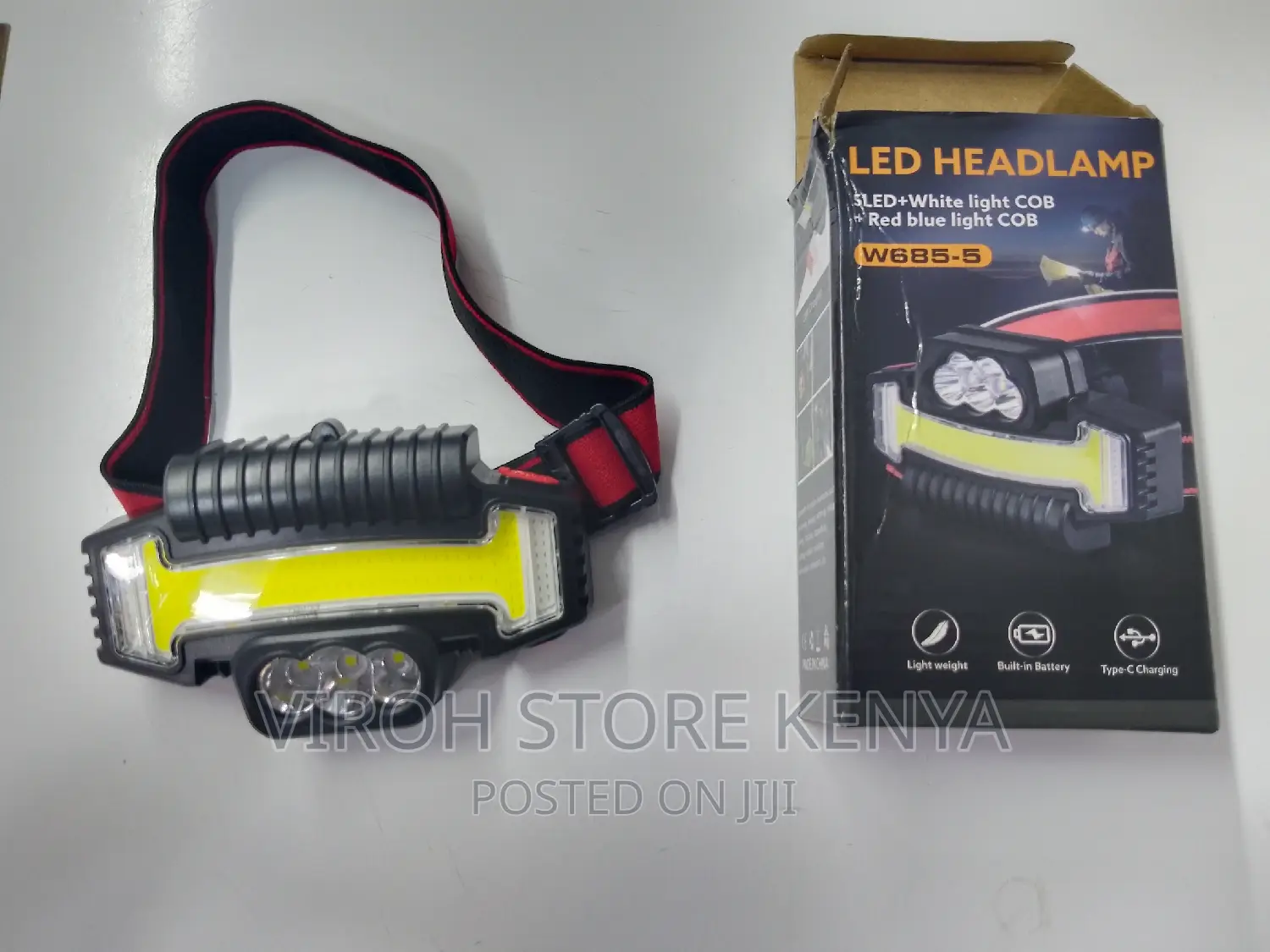 LED Headlamp Torch Rechargeable Lamp