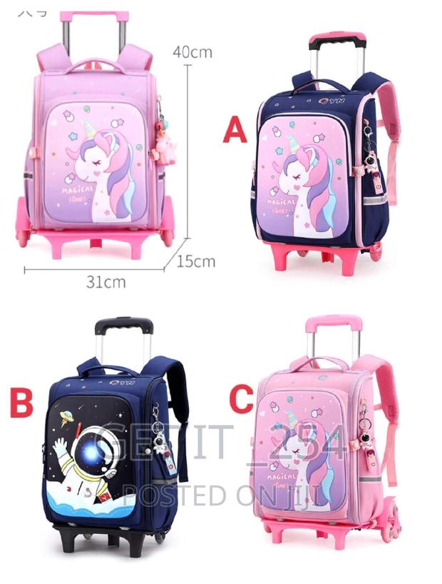 Rolling Trolley School Bag High Capacity School Bag - main view