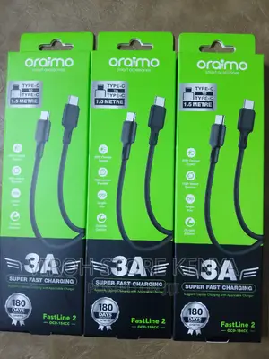 Oraimo Type C to C Cable Fastline2 60watts 1.5m Long