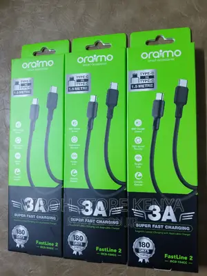 Oraimo Type C to C Cable Fastline2 60watts 1.5m Long