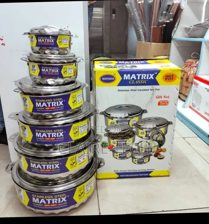 6pc Matrix Hot Classic Hot Pots