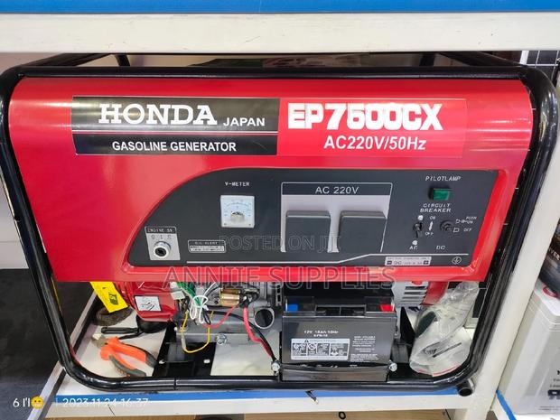 Key Start 7500w Honda Heavy Duty Generator Petrol Engine