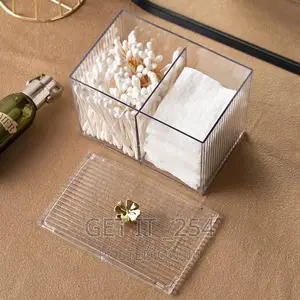 Double Multifunction Makeupcotton Pad Storage Box for Cotton