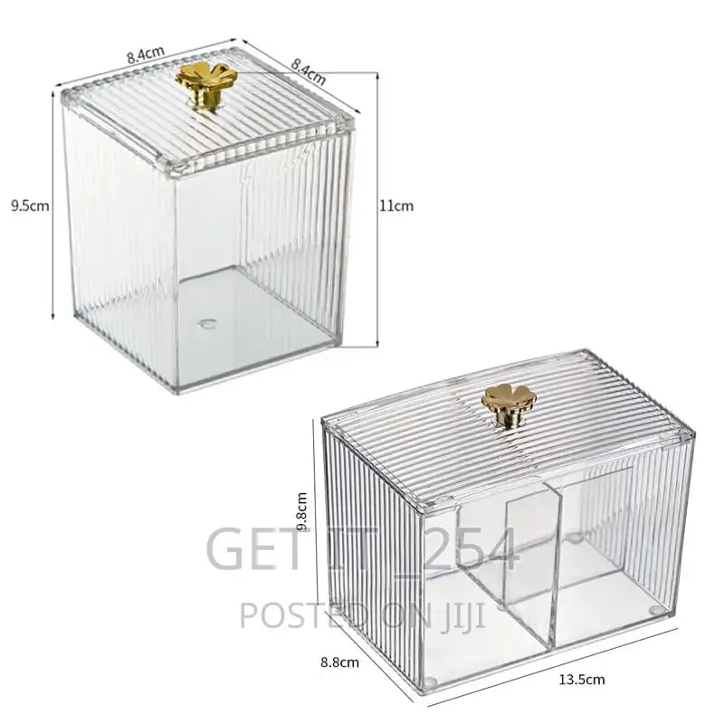 Double Multifunction Makeupcotton Pad Storage Box for Cotton