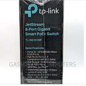 ^°Tp-link Jetstream 8-port Gigabit Smart Switch TL-SG2008P