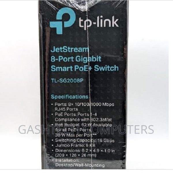 ^°Tp-link Jetstream 8-port Gigabit Smart Switch TL-SG2008P - thumbnail 3