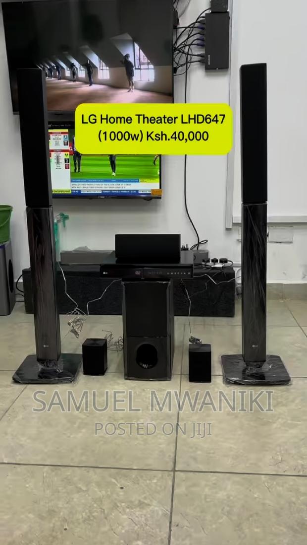 Lg Hometheater System Bass Blast Lhd647 5.1 Ch 1000 Watts