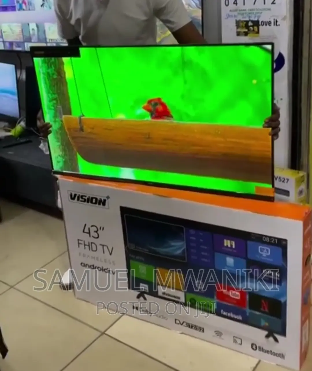 Vision Plus 43" FHD Frameless Android Os Smart Tv