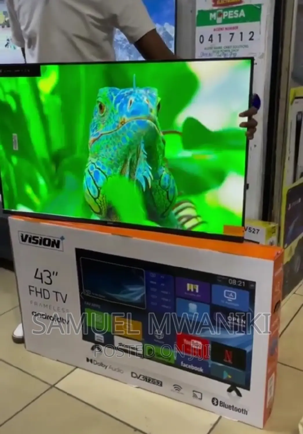 Vision Plus 43" FHD Frameless Android Os Smart Tv
