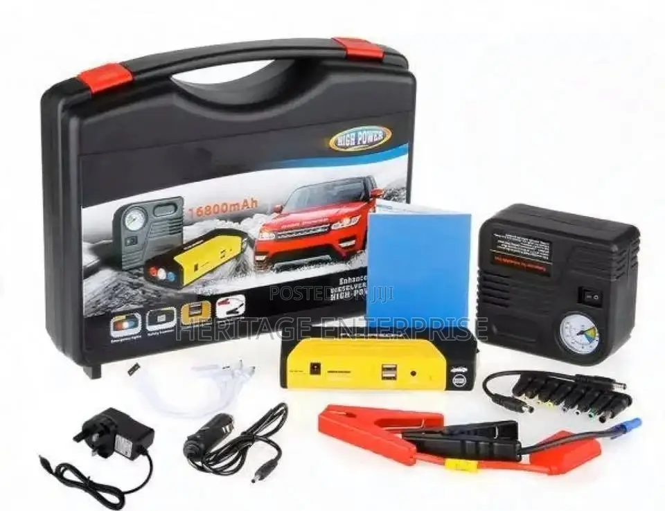 Car Jump Starter With Air Compressor Portable.