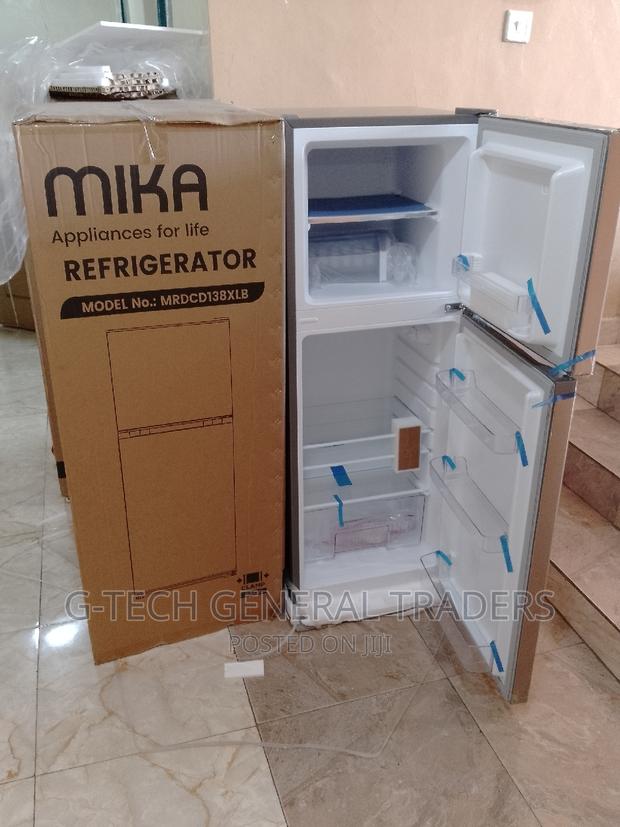 Refrigerator!Mika Double Door Energy Saver 138l Fridge - main view