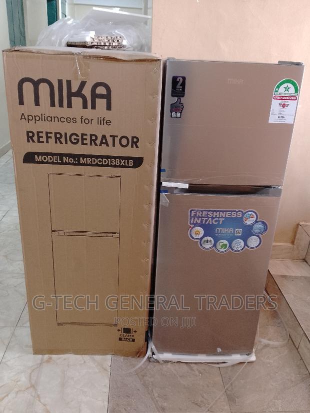 Refrigerator!Mika Double Door Energy Saver 138l Fridge - thumbnail 2