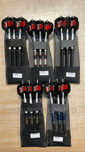 Mixed Colour Tungsten Darts 28g Elite