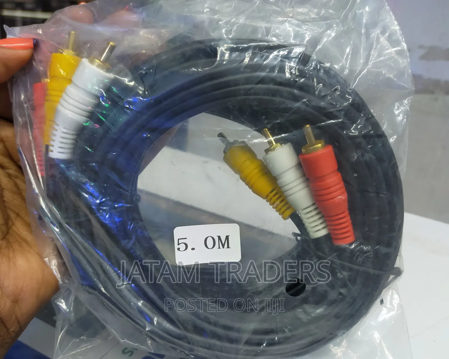 RCA Cable 3x3, 5m Long