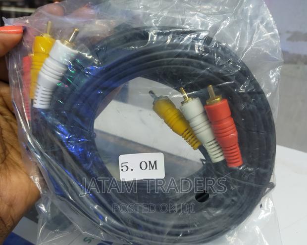 RCA Cable 3x3, 5m Long
