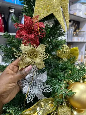 3pcs Christmas Flower Decor