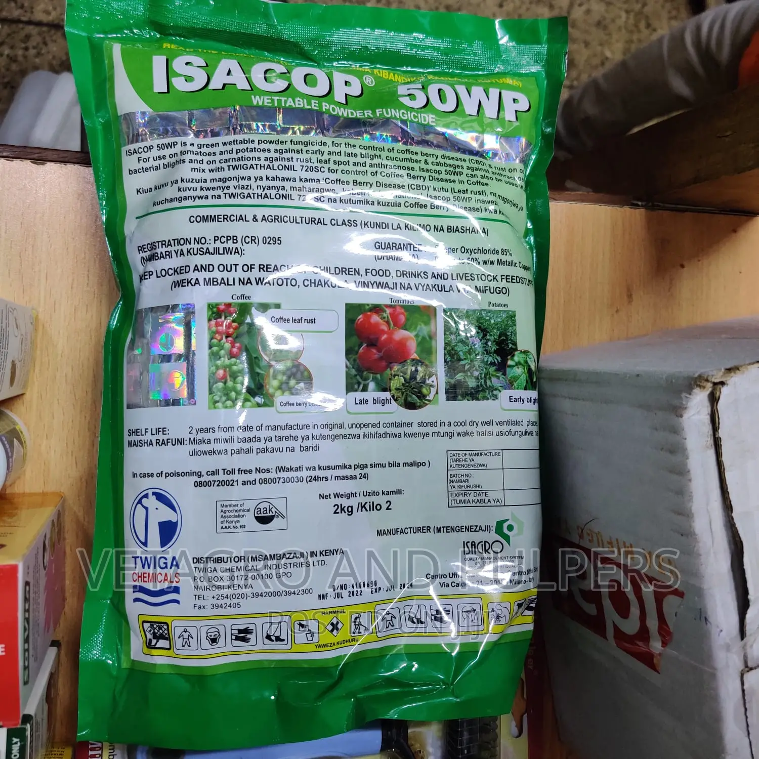 Isacop 50wp Fungicide