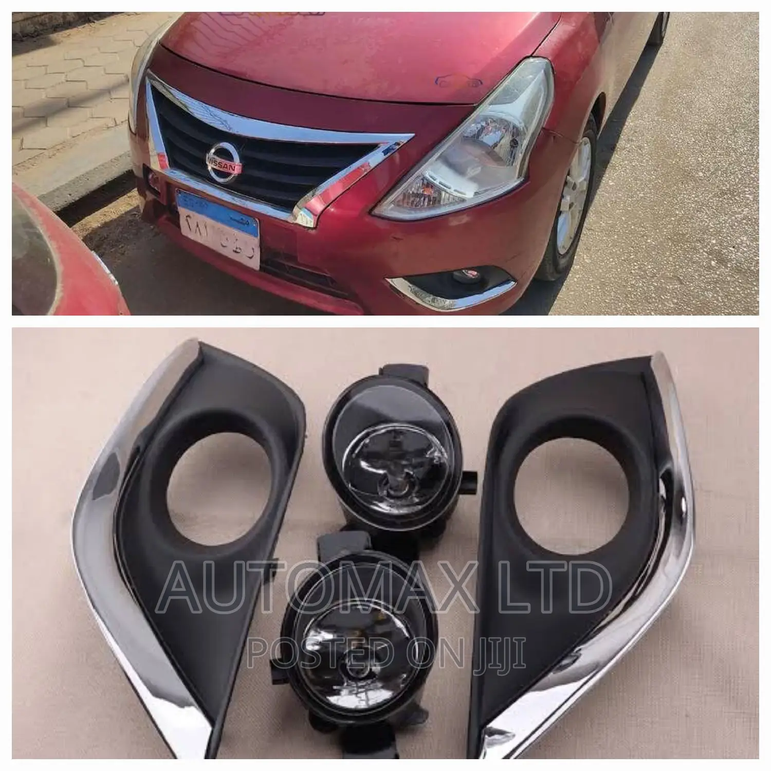 Nissan Sunny / Tiida Saloon. Yr2015/17, Fog Lights Set