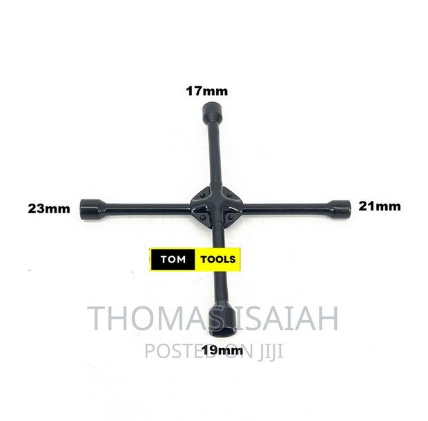 17mm 19mm 21mm 23mm Reinforced 14 Inch Cross Wheel Spanner L