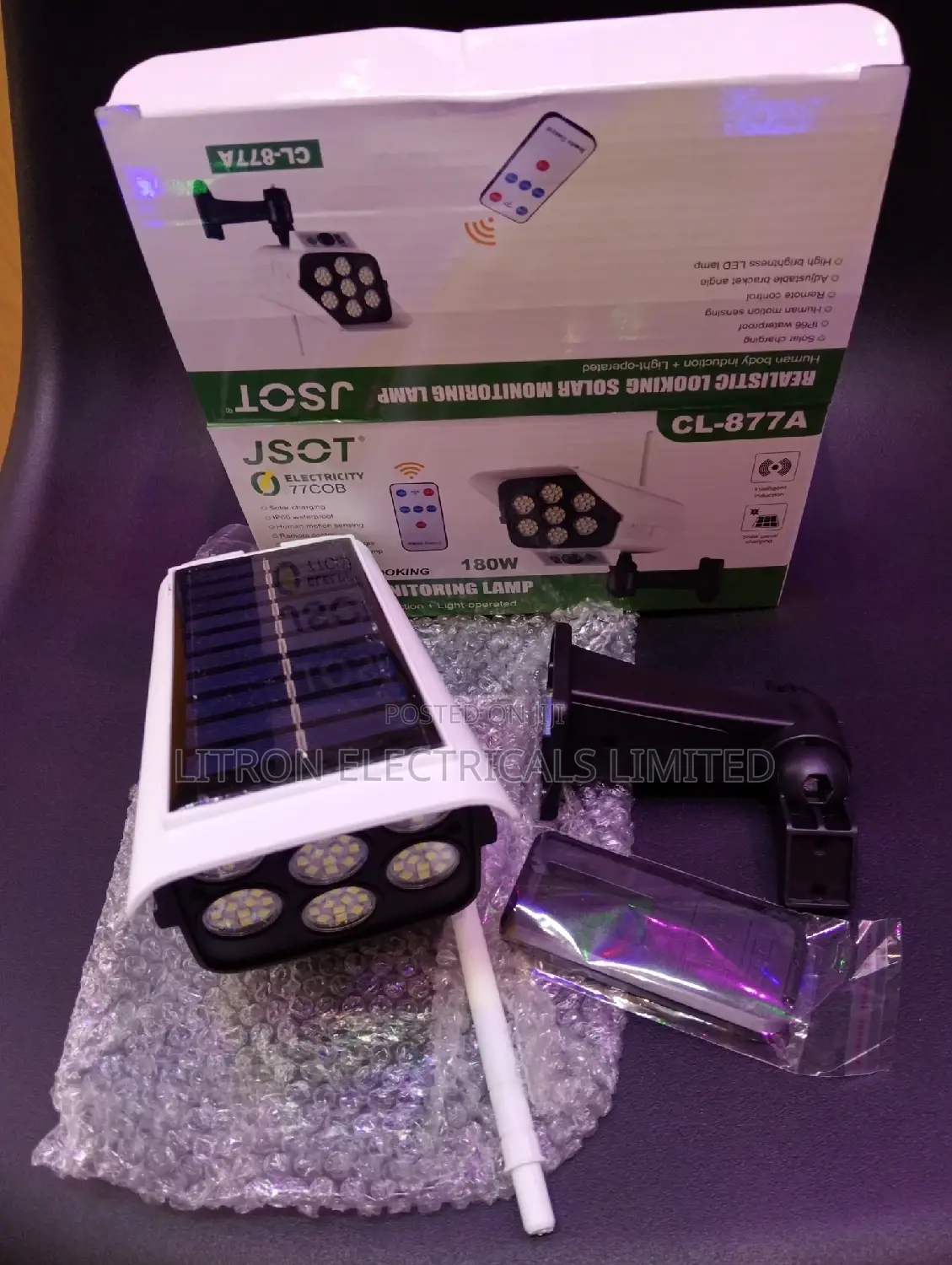 Solar Monitoring Lamp