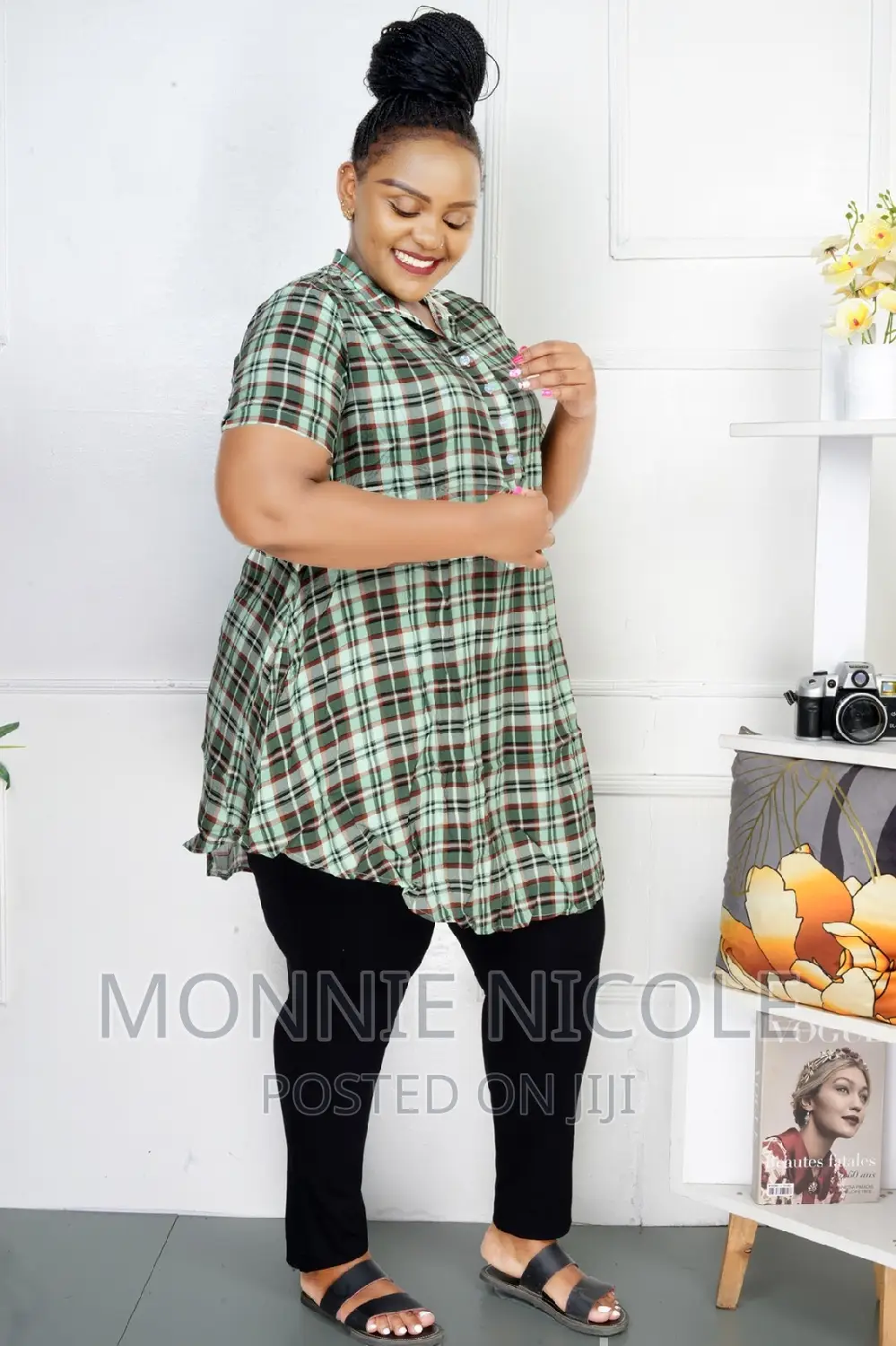 Top Dress Plus Tight/Plus Size Tops/Maternity
