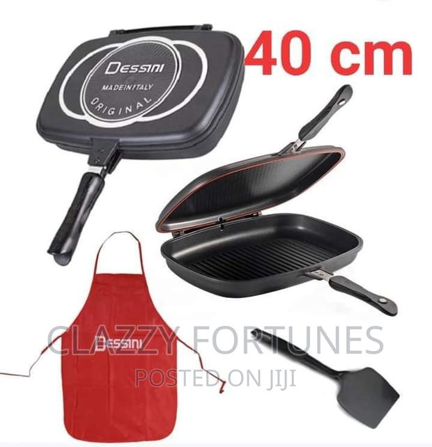 Dessini Double Grill Non-Stick Pressure Pan Size 36 N 40