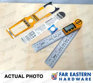 Ingco Digital Angle Ruler 7" Hdar20701 Digital Ruler LCD