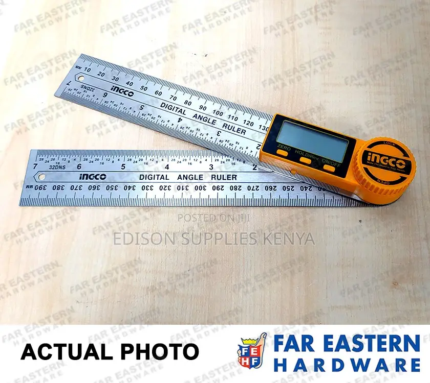 Ingco Digital Angle Ruler 7" Hdar20701 Digital Ruler LCD