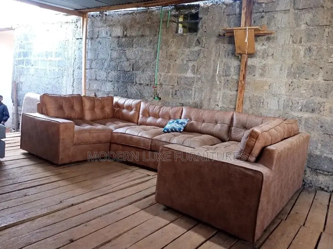Classic U-Shaped Sofa