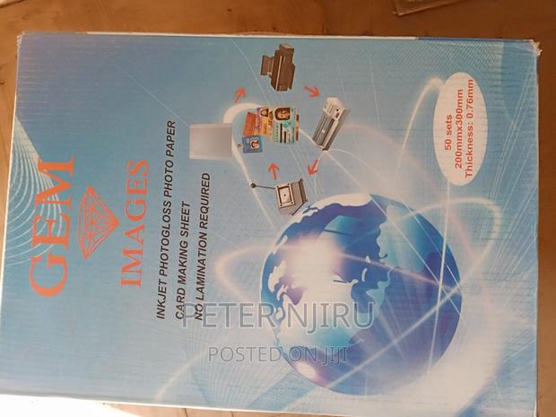 Card Making Sheets 50 Set With No Lamiation Required - main view