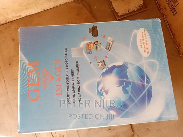 Gem Data Cards for Cards Making Sheet - main view