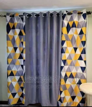 Grey Patterned Curtain Patterned Curtains Available