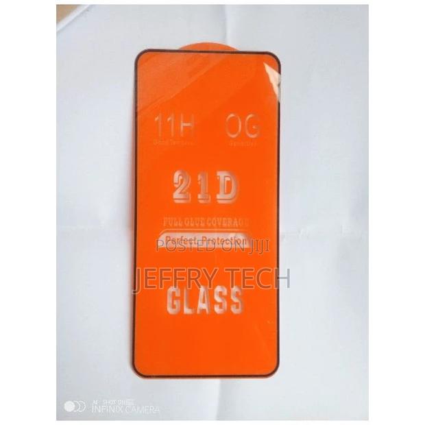 Samsung Galaxy A21s Tempered Screen Protector - Black - main view