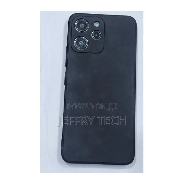 Silicon Back Case for Redmi 12- Black