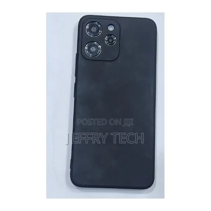 Silicon Back Case for Redmi 12- Black