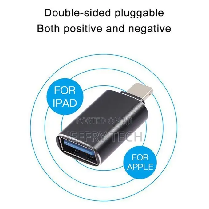OTG Adapter for iPhone 13 12 11 Pro Xs Max X 8 Plus Se iPad