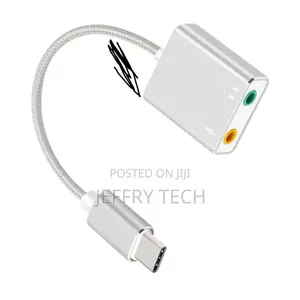 7.1 External USB Type C Sound Card Jack 3.5mm USB Audio