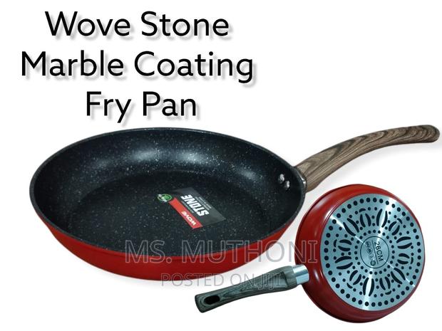 Wove Stone Non-Stick Fry Pan Red - main view