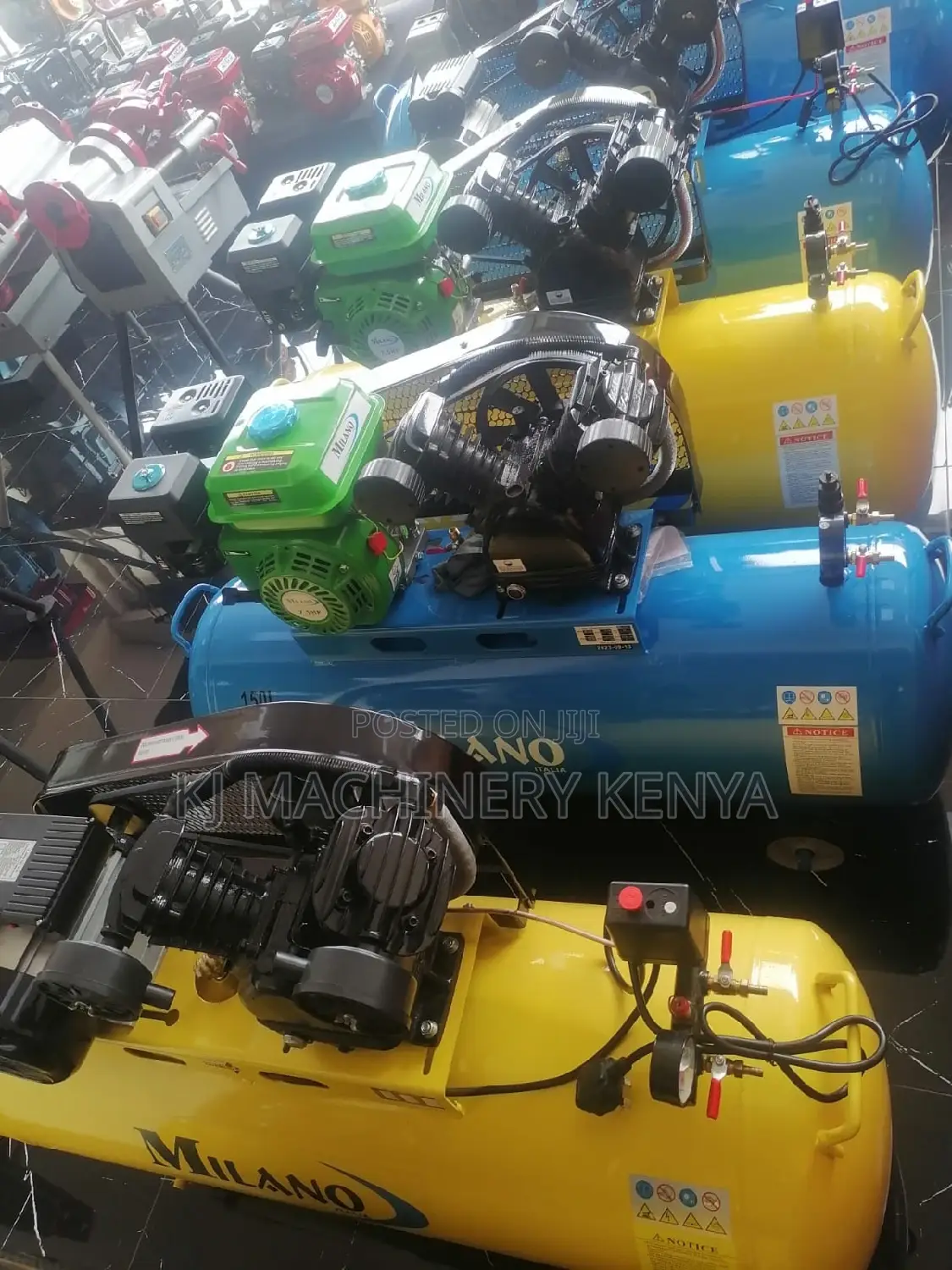 200litres Milano Air Compressor -Quality Petrol Driven