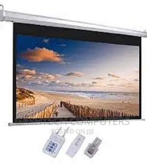 Auto Electric Projector Screen 240 X 240