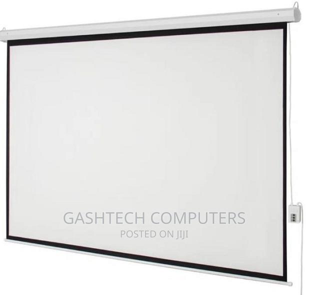Auto Electric Projector Screen 240*240(94''X94''