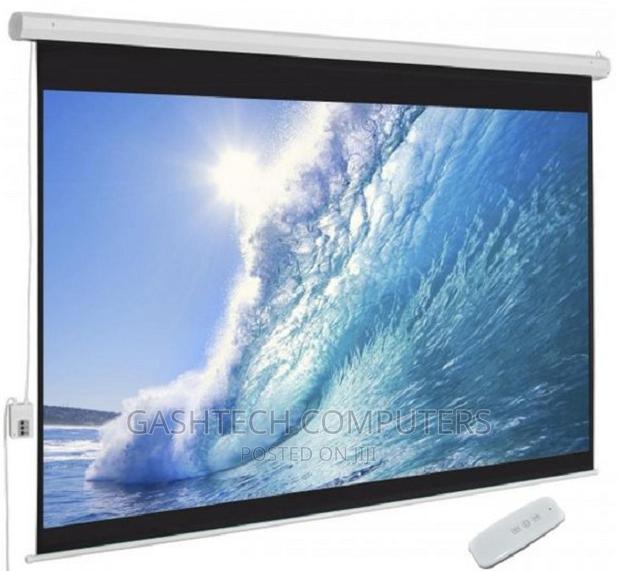 Techcom Tc-Aps-3200 Auto Electric Projector Screen 200 X 200 - thumbnail 2