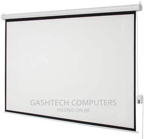 Auto Electric Projector Screen 200*200 78*78'' - thumbnail 2