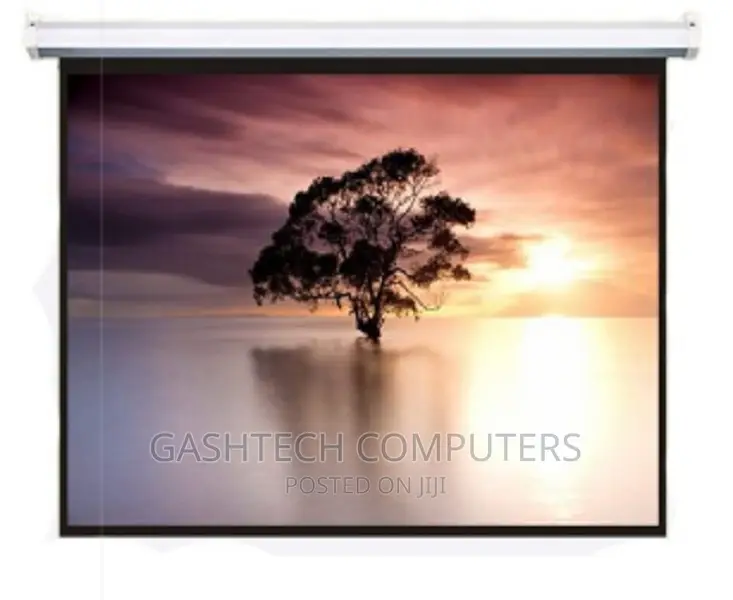 Auto Electric Projector Screen 180X180 70''X70''