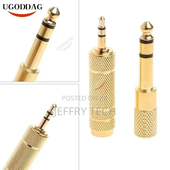 3.5mm to 6.5mm 6.35mm Male to Feamle Audio Cable Adapter 6.5