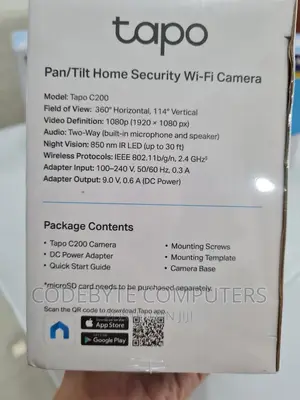 Tp-link Tapo C200 1080p Tp-link C200