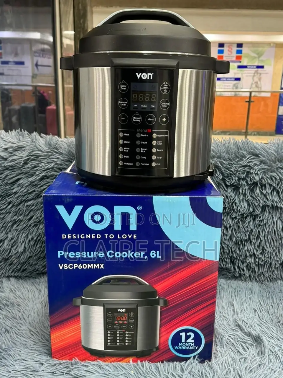 Von 6l Electric Pressure Cooker